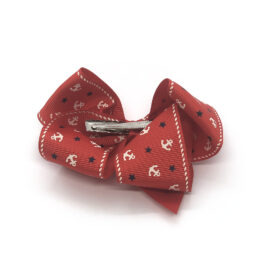 ahoy-mate-childrens-kids-hair-bows-clip-red-1a
