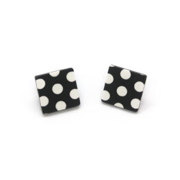 black-and-white-polka-dot-earrings