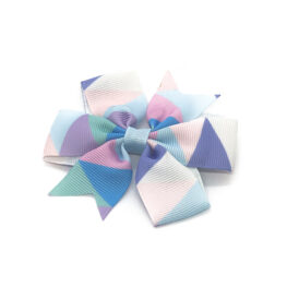 colours-of-joy-pinwheel-childrens-kids-hair-bows-clip-hot-blue-1a