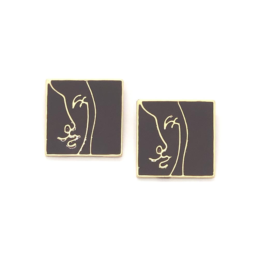i-see-a-wink-abstract-art-earrings-brown-6a i-see-a-wink-abstract-art-earrings-brown-6a