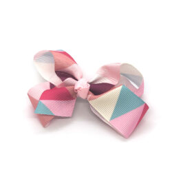 multi-coloured-childrens-kids-ribbon-hair-bows-clip-light-pink-1