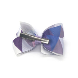 multi-coloured-childrens-kids-ribbon-hair-bows-clip-light-purple-1a