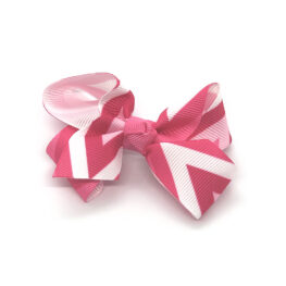 multi-coloured-childrens-kids-ribbon-hair-bows-clip-pink-1