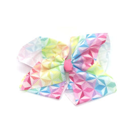 multi-coloured-geometric-childrens-junior-ribbon-hair-bows-clip-rainbow-1a