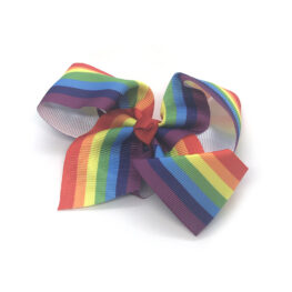 rainbow-striped-childrens-kids-ribbon-hair-bows-clip-1